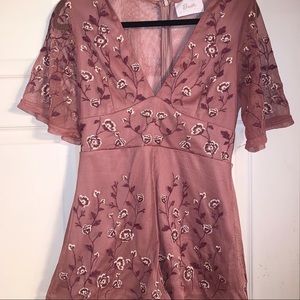 Blush Floral Romper